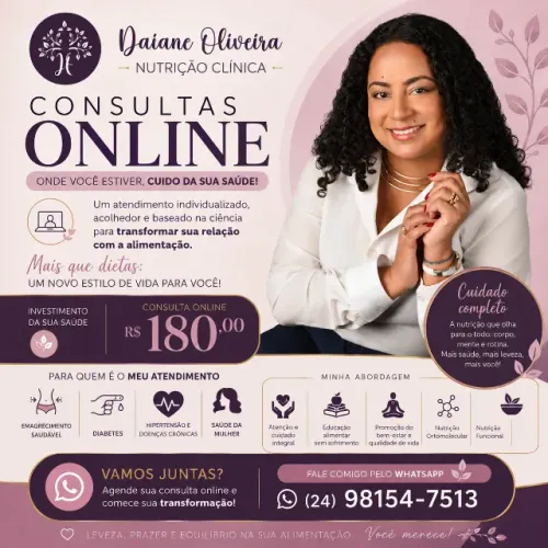 Nutricionista Online - Emagrecimento Saudável, Diabetes e Hipertensão