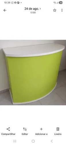 Vendo edte balcão seme novo