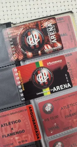 Coleção de ingressos antigos do Atlético Paranaense / Athletico