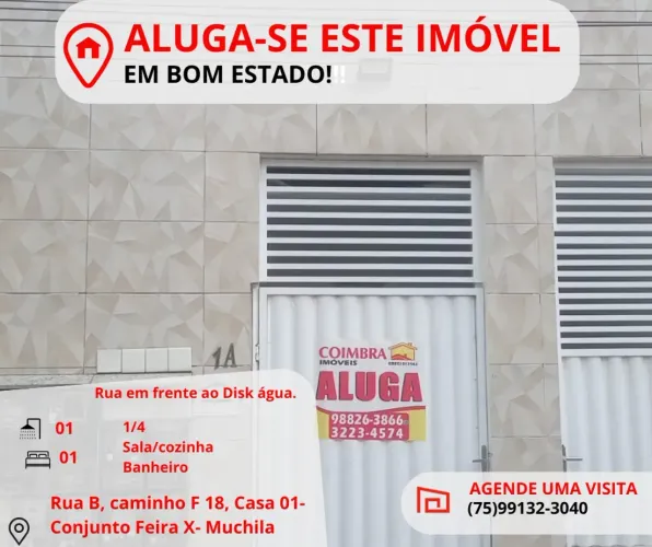 Kitnet para aluguel no Muchila - Feira de Santana - BA
