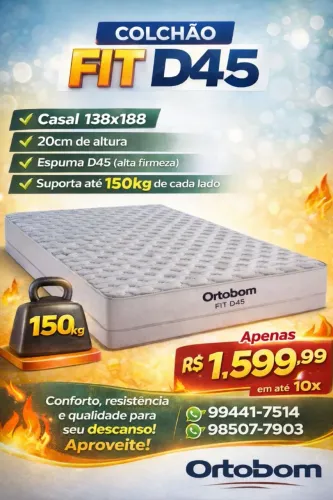 Colchão D45 Ortobom fit