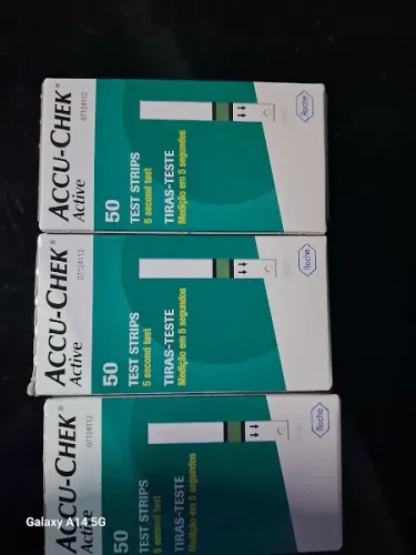 tiras para medir glicemia