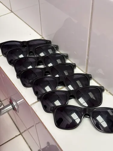 Kit 7 Óculos de Sol Preto para Festas