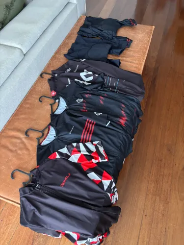 Kit roupas ciclismo estrada trial Flamengo