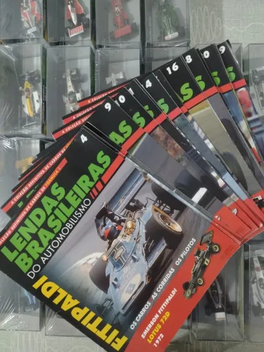 Senna Lendas Brasileiras do Automobilismo - Eaglemoss - 26 edições