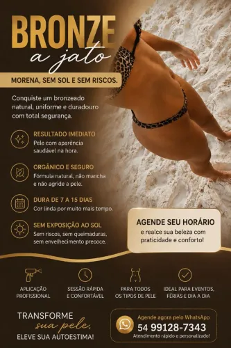 Bronzeamento a jato 