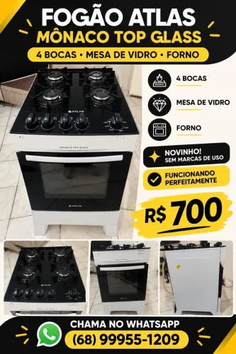 Fogão quatro bocas novo