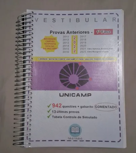 Apostila provas anteriores Unicamp 