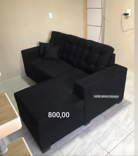 Sofa em L -  3 lugares 