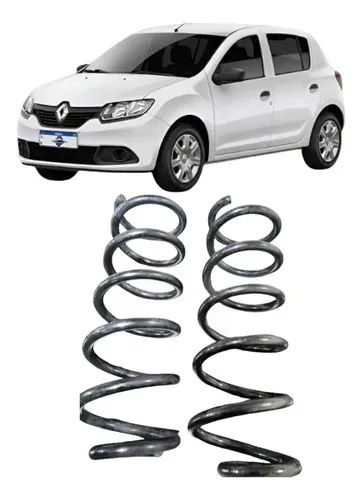 Par De Molas Suspensao Sandero 1.0 2020 Uzad0