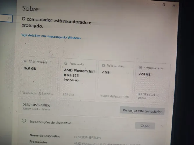 Vendo Pc Sabor Gamer
