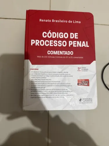 Código de processo penal COMENTADO - Renato Brasileiro 
