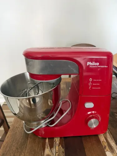 Batedeira Philco Planetária PHP500 inox vermelha