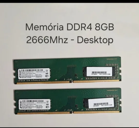 Memória DDR4 8GB 2666Mhz Desktop