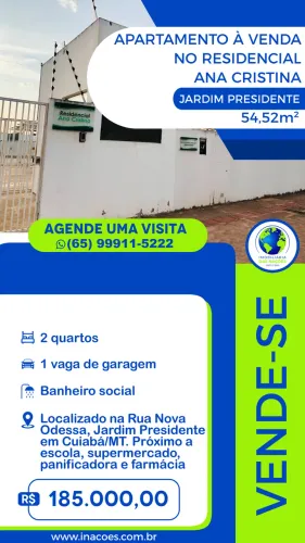 Apartamento à Venda no Residencial Ana Cristina