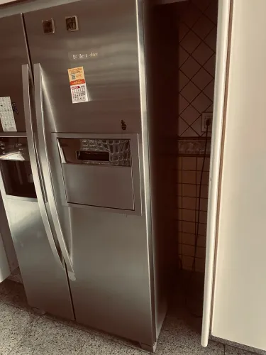 Geladeira electrolux side by side