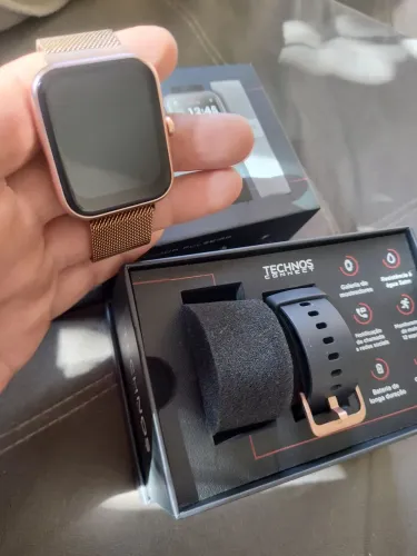 Smartwatch Technos Connect MAX (Rose) - Completo na Caixa!