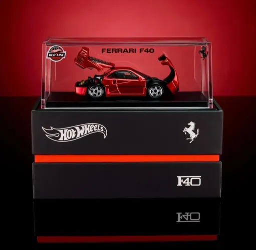 Hot Wheels RLC Exclusive Ferrari F40 da Mattel, lançamento 2026, novo e lacrado