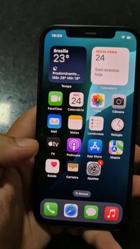 Iphone 12 64gb black Todo original - Nunca aberto - face iD on