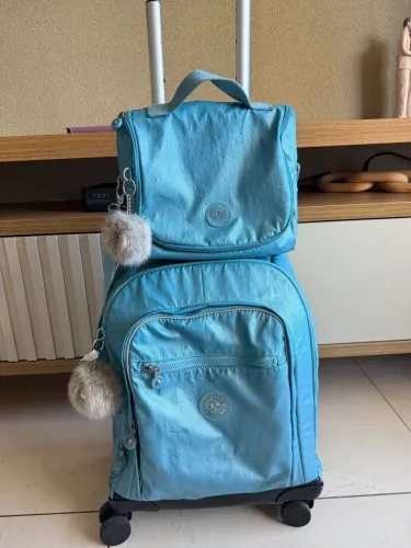 Bolsa kipling carrinho + lancheira