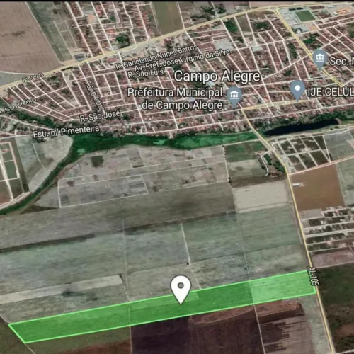 Beira de pista, Área toda plana, bom para loteamento/agricultura 