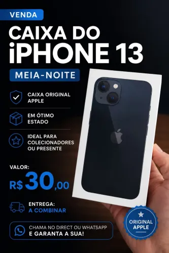 Caixa vazia IPhone 13