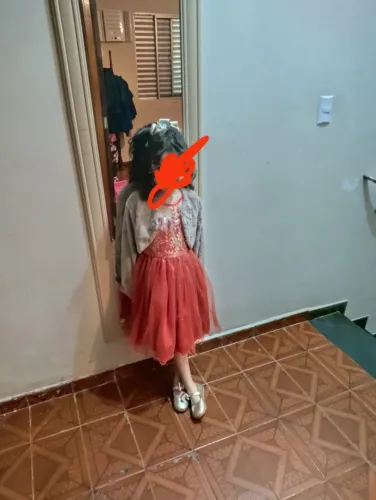 Vestido de festa infantil 