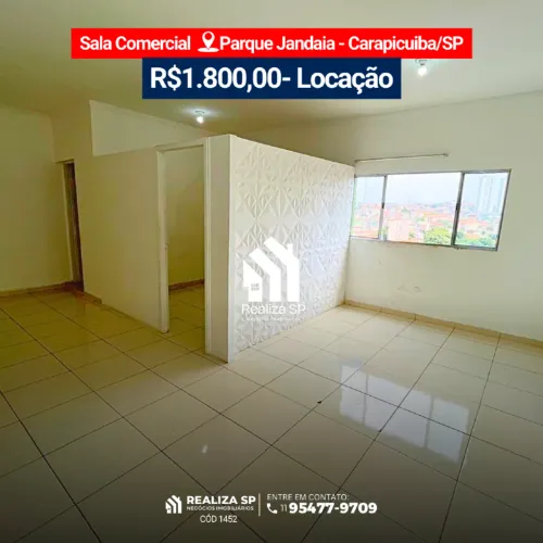 Sala Comercial para Locação Parque Jandaia Carapicuíba/SP