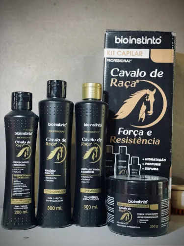 Kit capilar cavalo de raça 