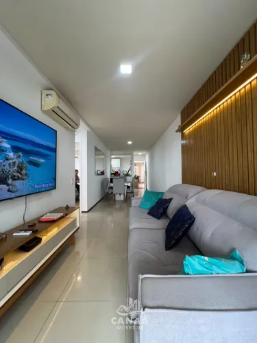 Vende-se Apartamento com Vista Mar - Ed Turim - 2 quartos - Andar alto-Ventilado
