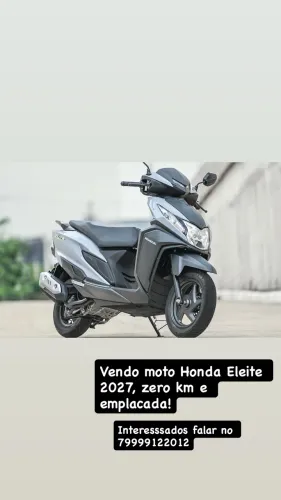 Vendo moto elite zero km já emplacada 