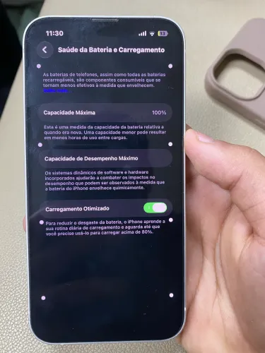 iPhone 13, branco 128gb