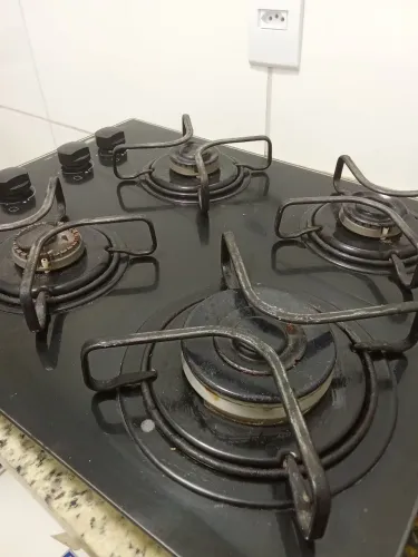 Cooktop 4 bocas funcionando perfeitamente