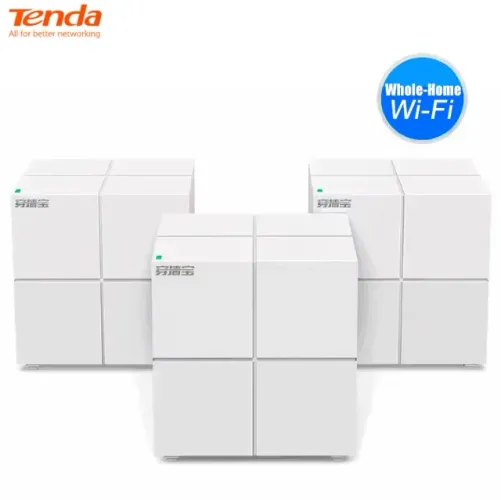 Roteador Mesh Tenda Nova MW6 Gigabit Wi-Fi 5 Dual-Band (Kit com 3 unidades)