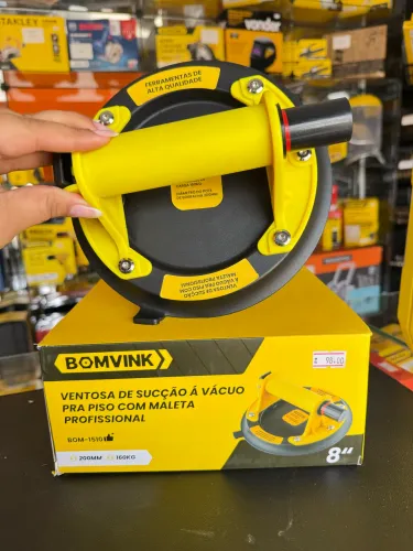 Ventosa de Sucção á Vácuo para Piso 8 polegadas com Maleta