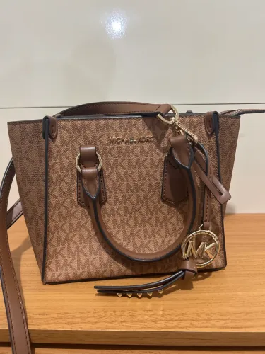 Bolsa Michael Kors marrom pequena Original