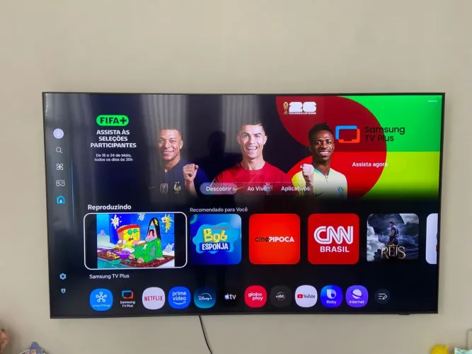Smart TV Samsung 75 4K Impecável, Alexa e Xbox Integrado