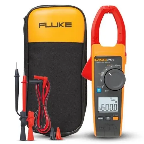 Alicate Amperímetro Digital 600a Ac/DC true RMS 374-fc Fluke