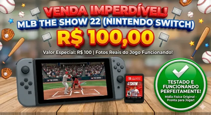 Jogo Nintendo Switch MLB The Show 22