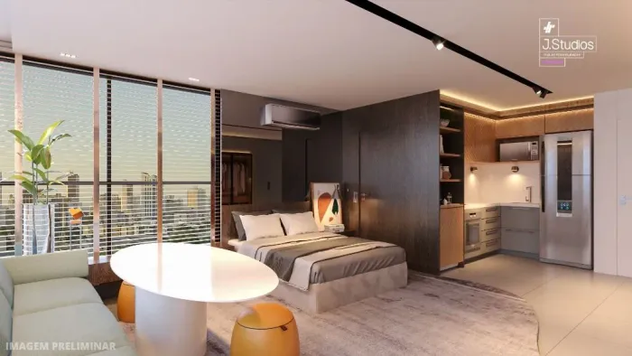 Apartamento à venda com 36 m² por R$ 560.000 - Meireles - Fortaleza/CE