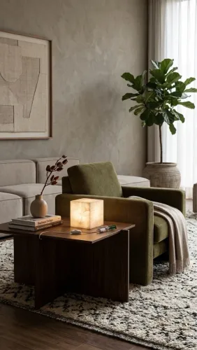 Luminária Cubo acrílico TokStok NOVA