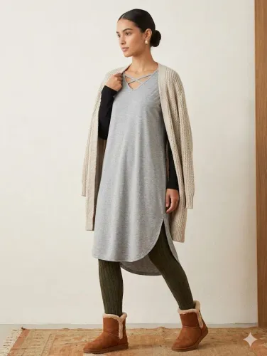 Vestido camisão amplo shein -G