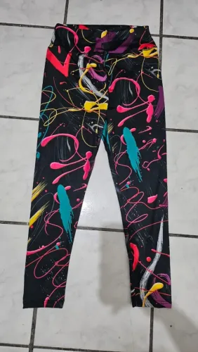 Calça fitness colorida