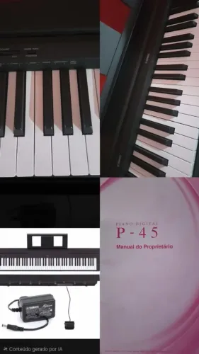 PIANO DIGITAL YAMAHA P45