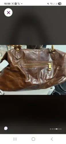 Bolsa grande de couro