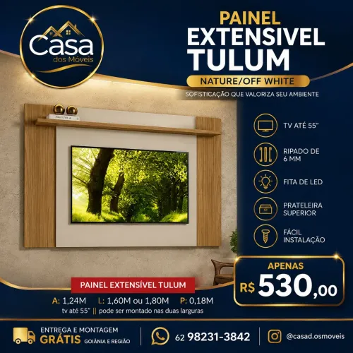 Painel Extensível tulum 