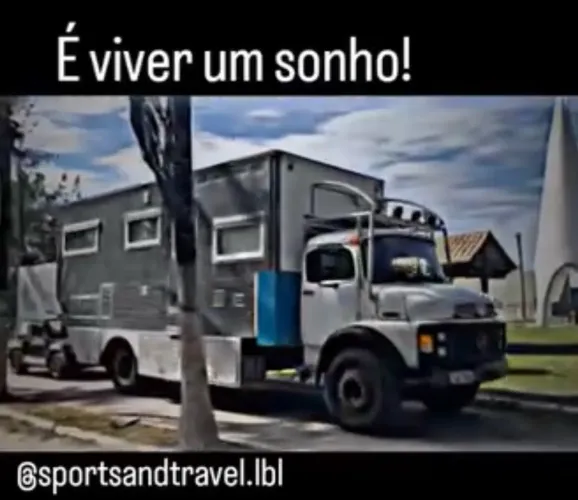 Motorhome Mercedes 1313 + Gurgel X12 + Honda Pop 100 | Aventura em Família