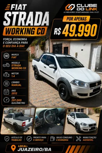 Fiat Strada Working 1.4 MPI Fire Flex 8V CD 2012
