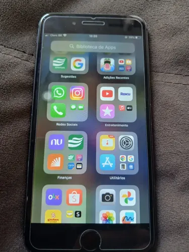 iPhone 8 Plus conservado apenas trinco no fundo 