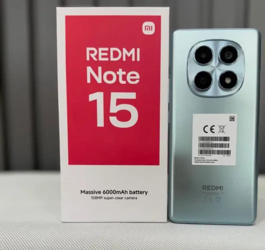 Redmi Note 15 (4G) 256/8 Azul - Toop Bastante Memória 